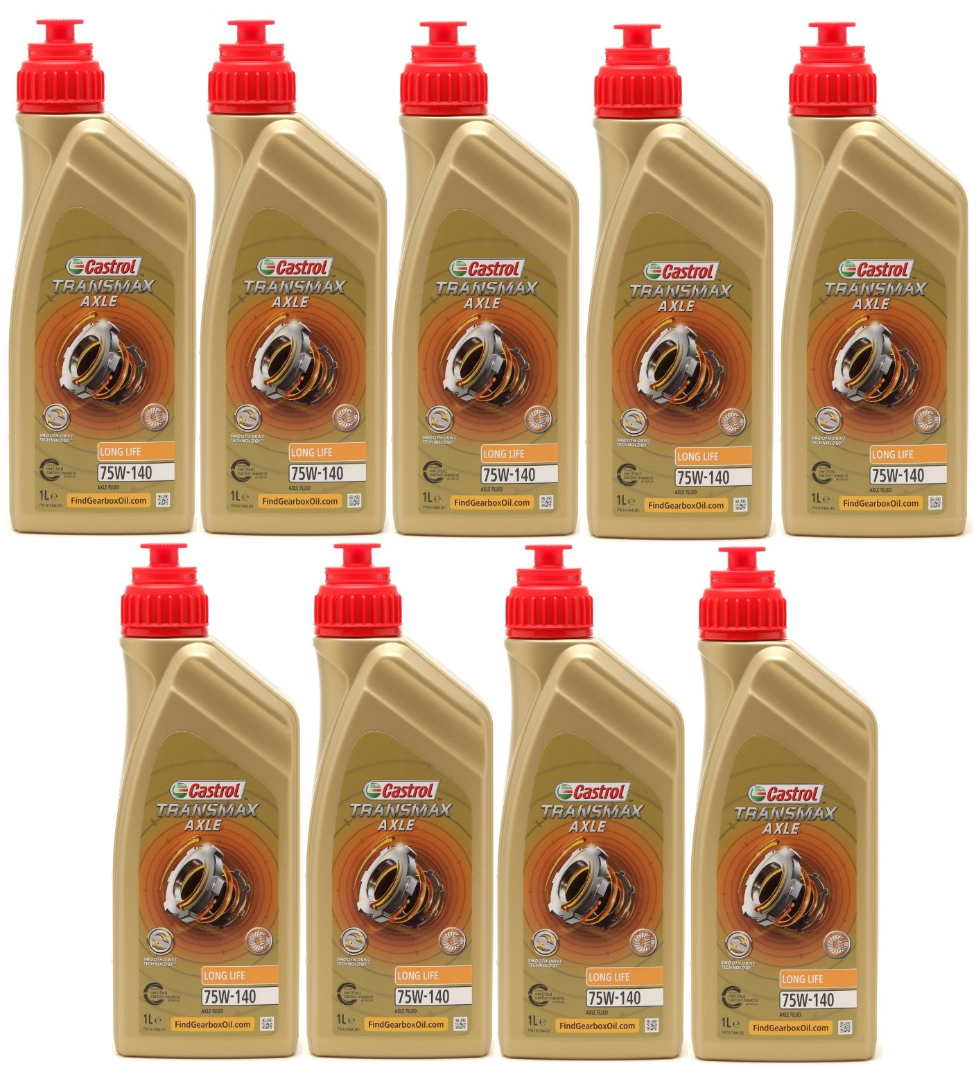 Castrol Transmax Axle Long Life 75W-140 9x 1l = 9 Liter