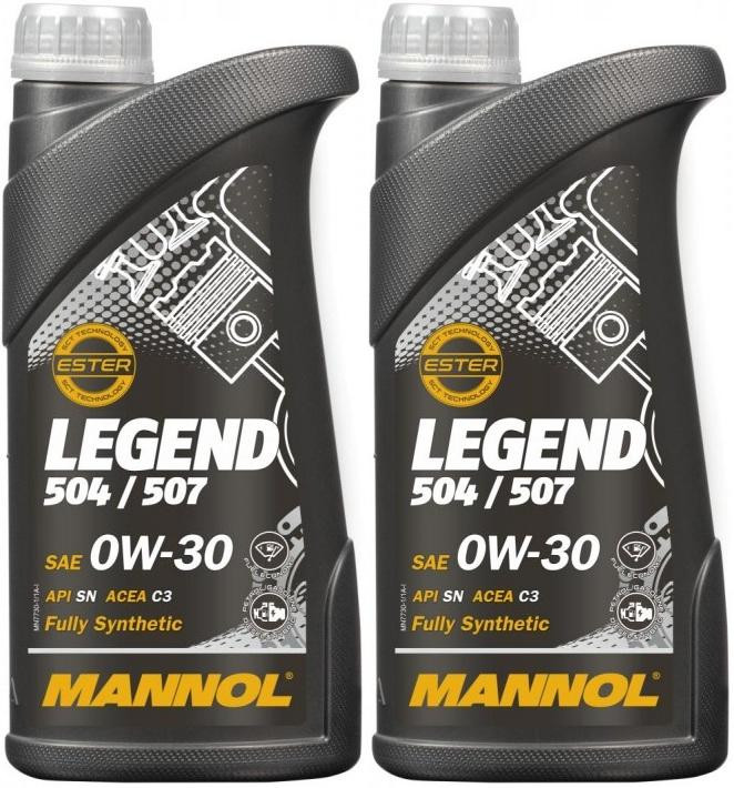 MANNOL 7730 LEGEND 504/ 507.00 0W-30 Motoröl 2x 1l = 2 Liter