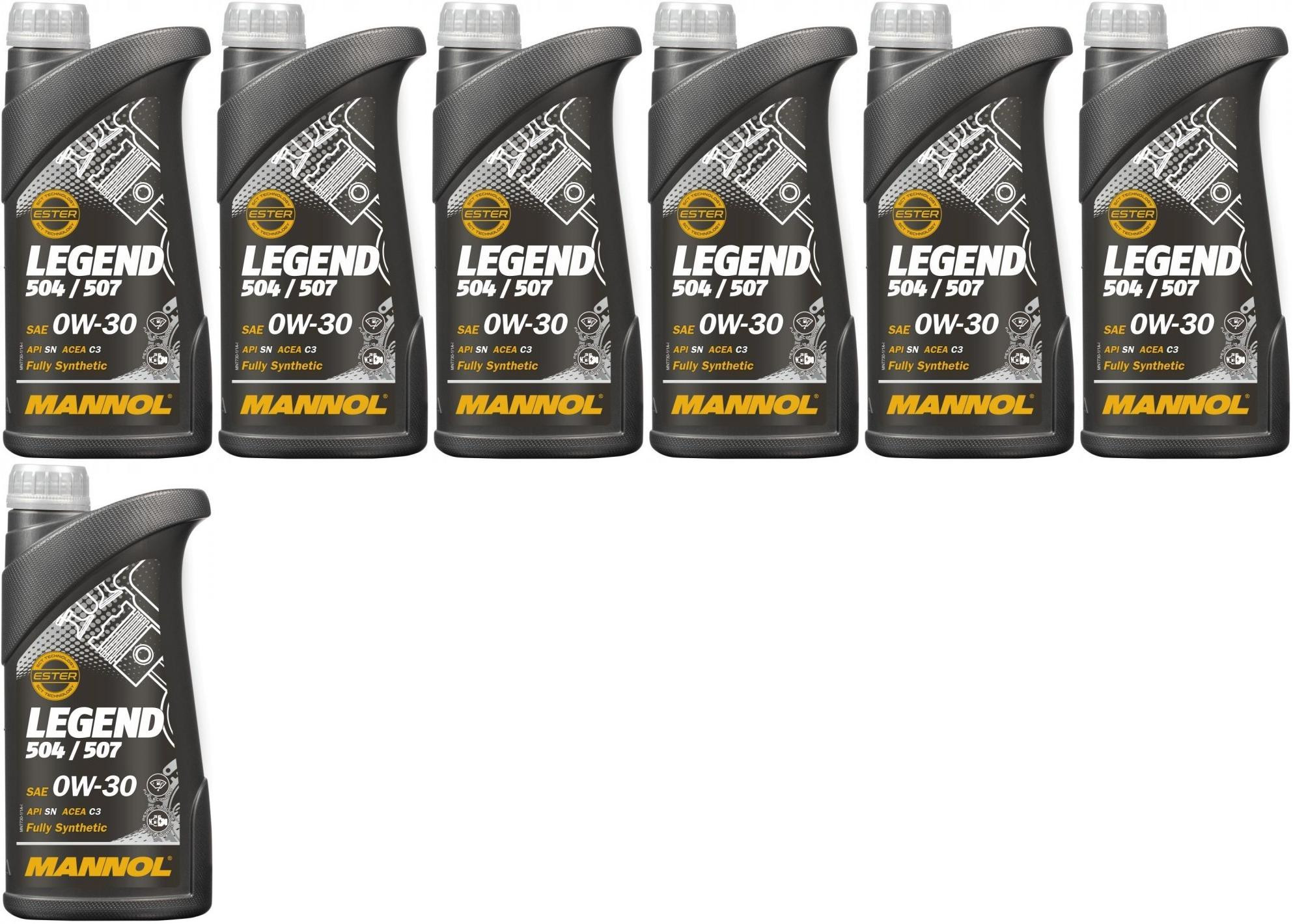 MANNOL 7730 LEGEND 504/ 507.00 0W-30 Motoröl 7x 1l = 7 Liter