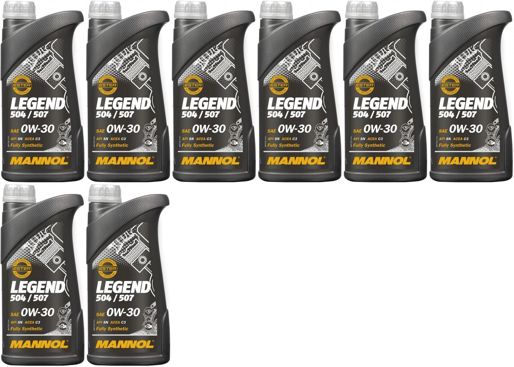 MANNOL 7730 LEGEND 504/ 507.00 0W-30 Motoröl 8x 1l = 8 Liter
