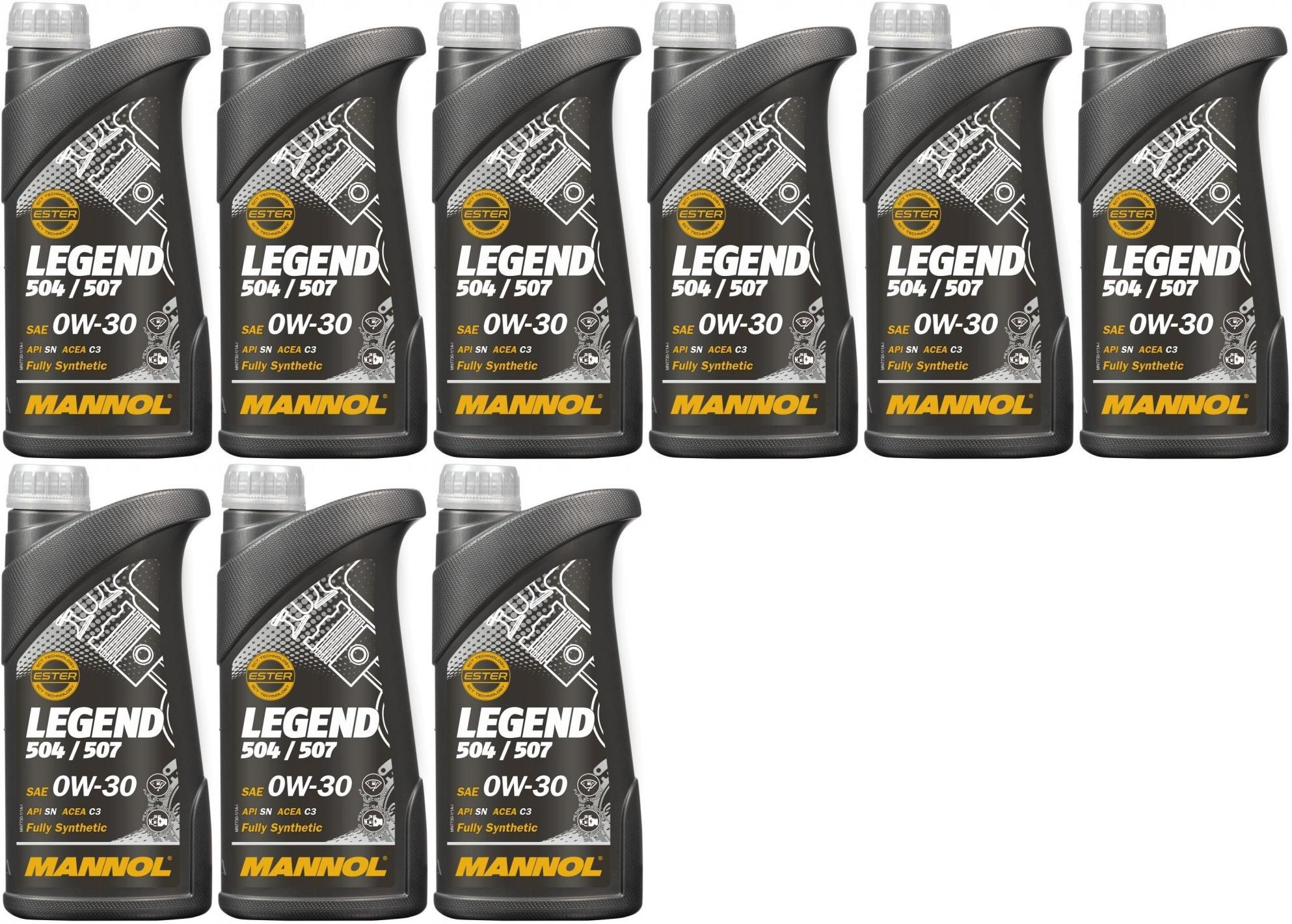 MANNOL 7730 LEGEND 504/ 507.00 0W-30 Motoröl 9x 1l = 9 Liter