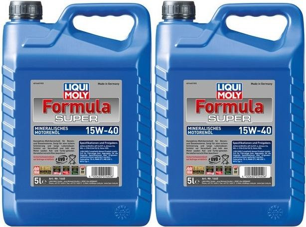 Liqui Moly 1440 Formula Super 15W-40 Motoröl 2x 5 = 10 Liter