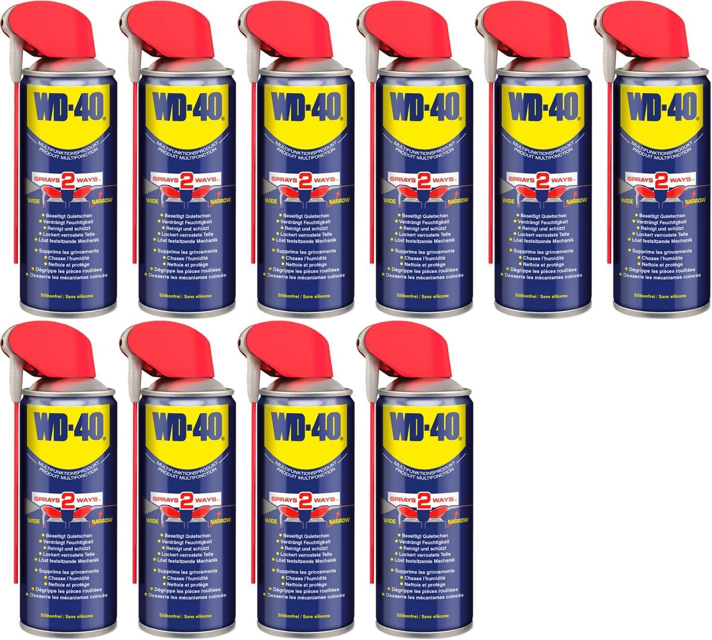 WD-40 Smart Straw Multifunktionsöl 10x 400 Milliliter