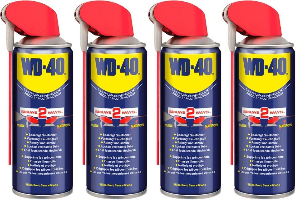 WD-40 Smart Straw Multifunktionsöl 4x 400 Milliliter