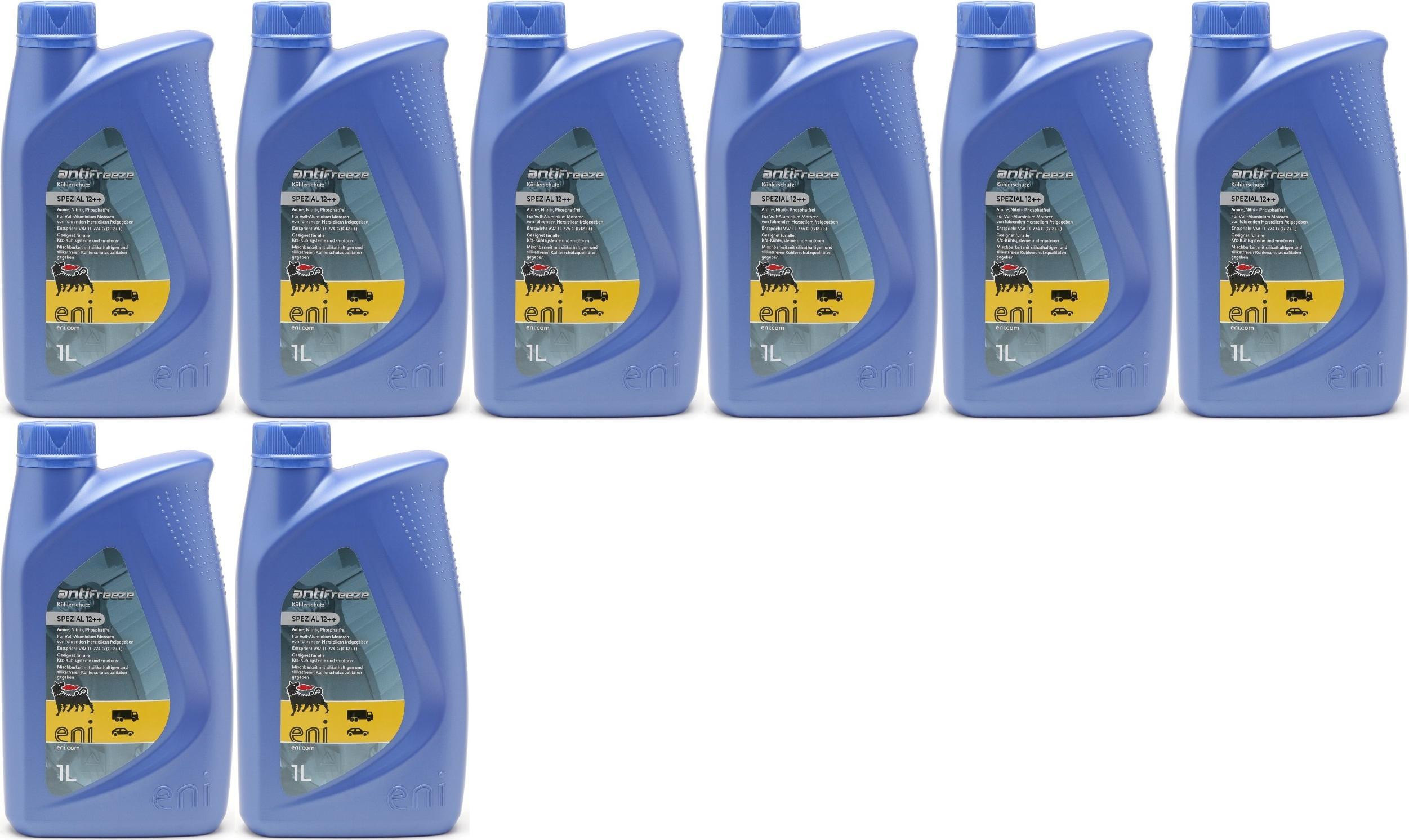 Eni ANTIFREEZE SPEZIAL 12 ++ Kühlerschutzl 8x 1l = 8 Liter