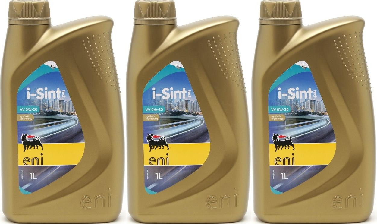 Eni i-Sint tech VV 0W-20 Motoröl 3x 1l = 3 Liter