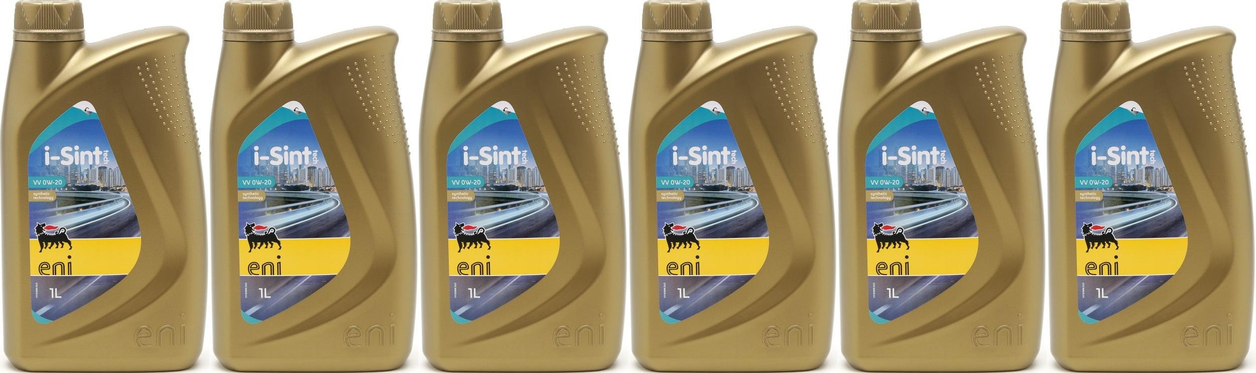 Eni i-Sint tech VV 0W-20 Motoröl 6x 1l = 6 Liter