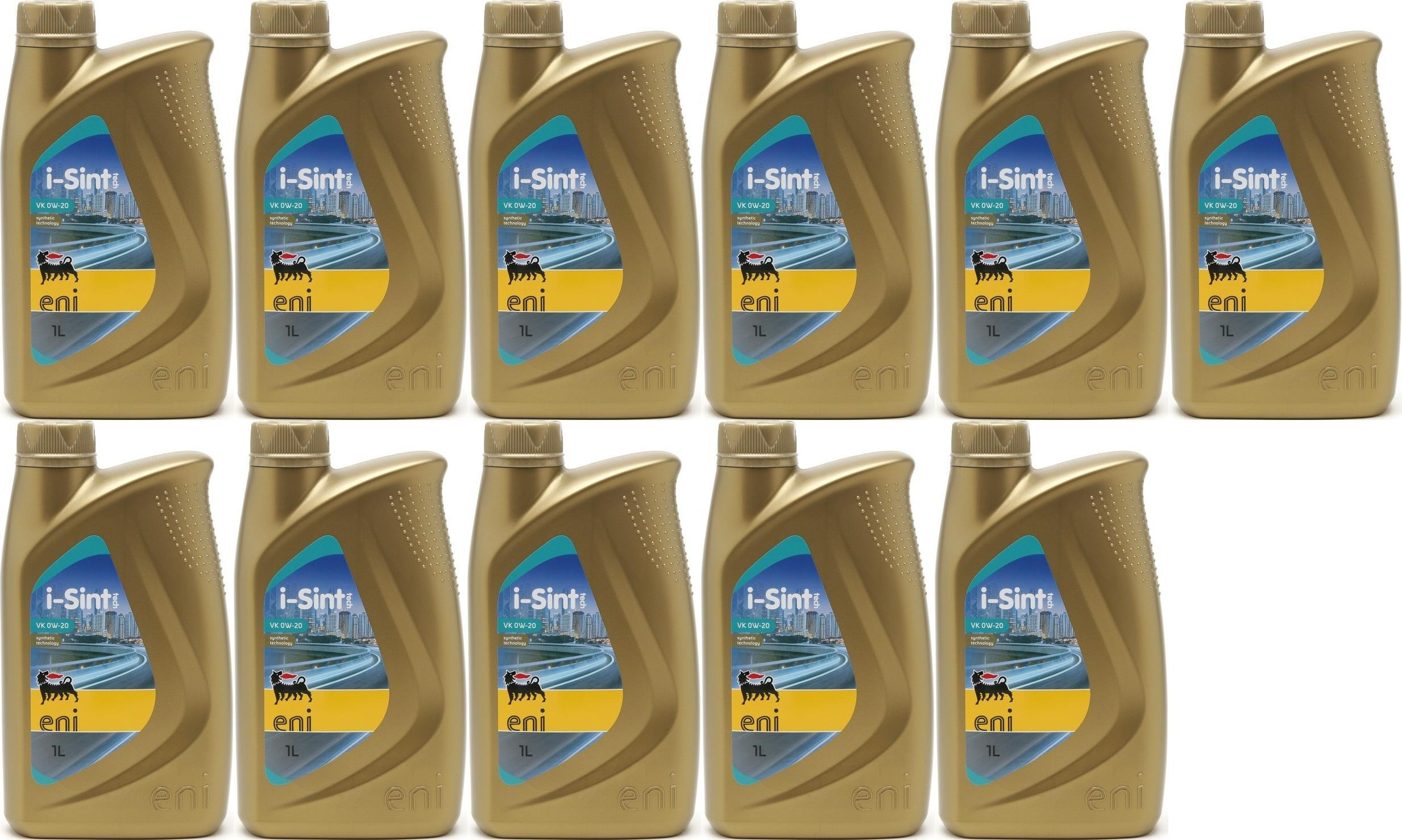 Eni i-Sint tech VK 0W-20 Motoröl 11x 1l = 11 Liter