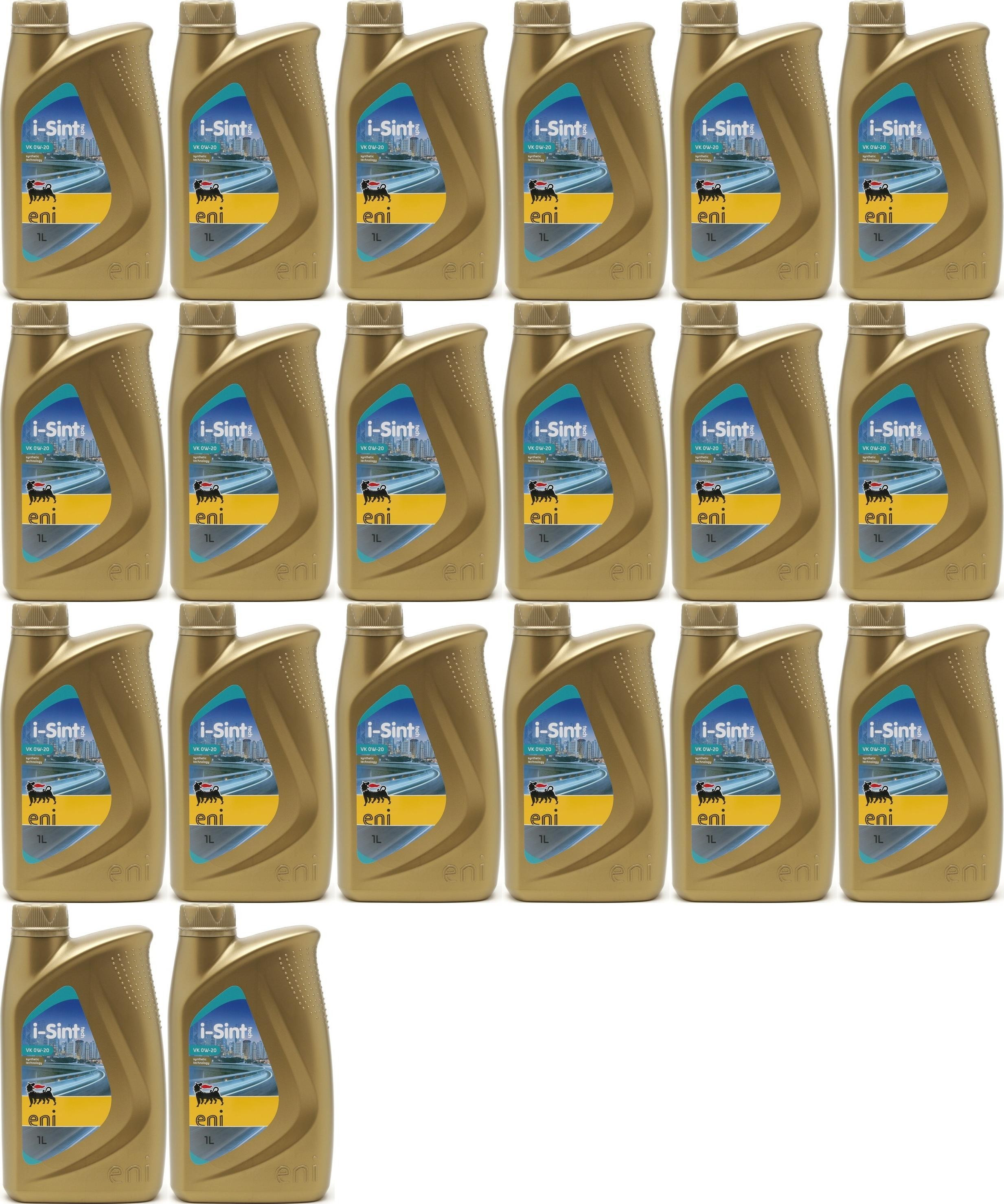 Eni i-Sint tech VK 0W-20 Motoröl 20x 1l = 20 Liter