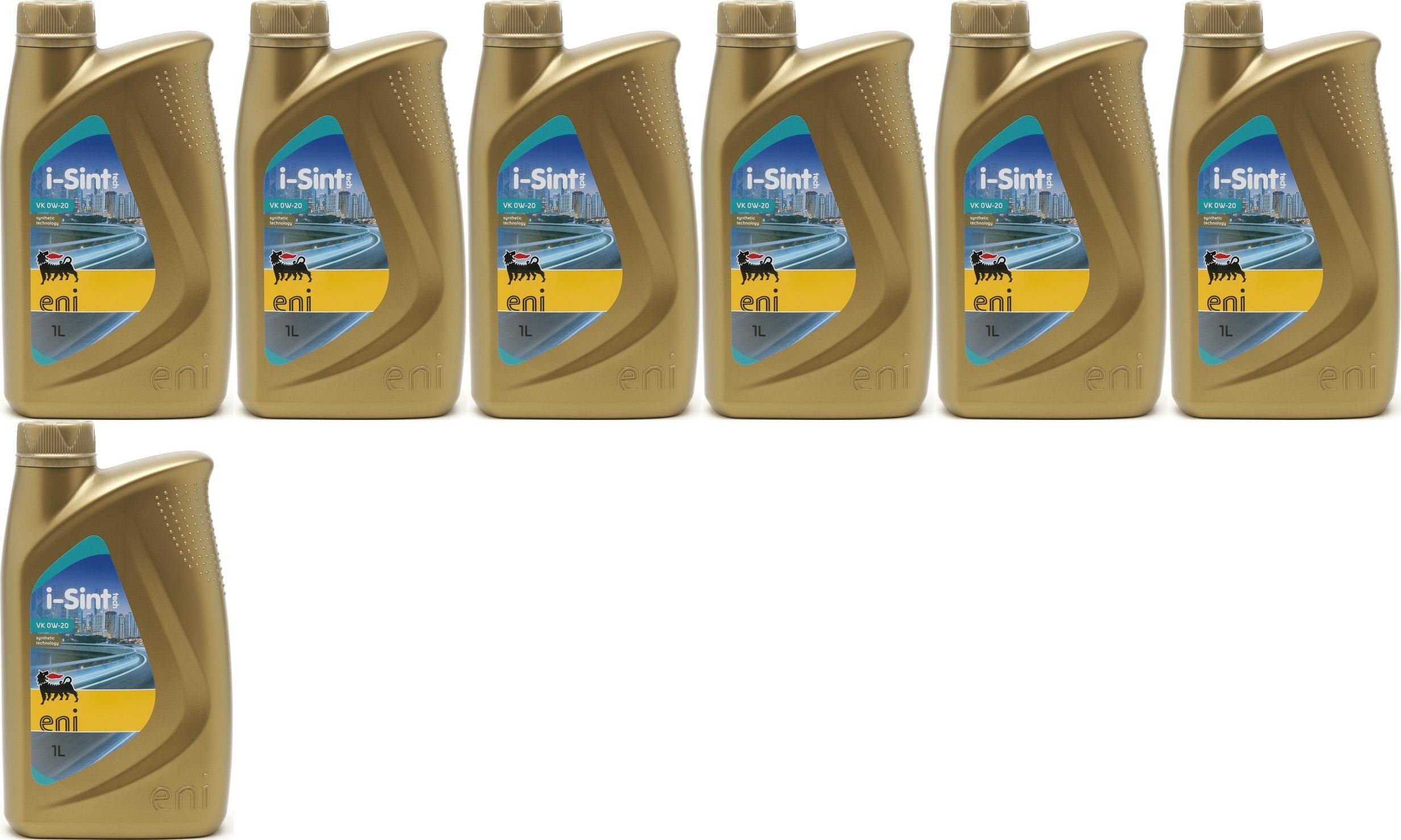 Eni i-Sint tech VK 0W-20 Motoröl 7x 1l = 7 Liter