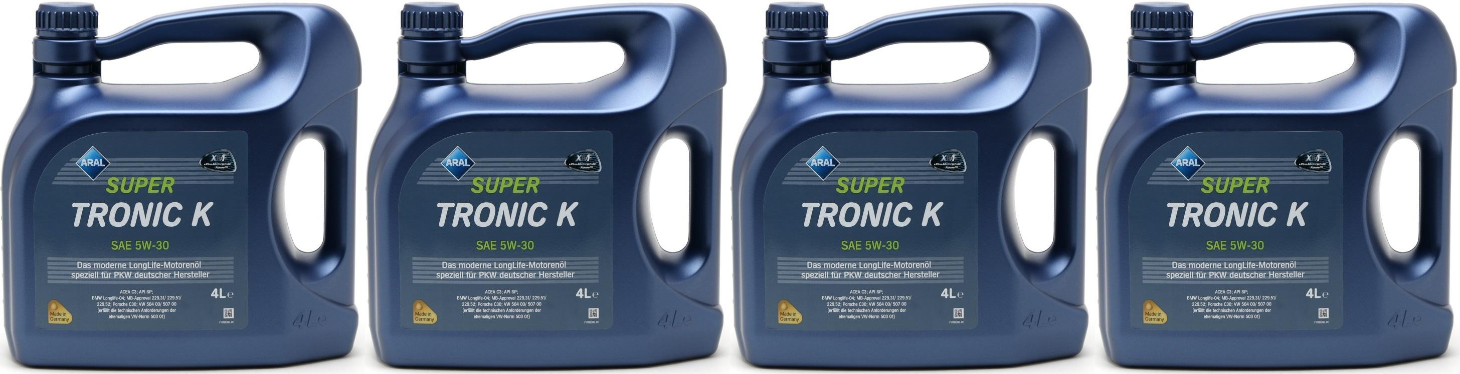 Aral Super Tronic K (ex. LongLife III) 5W-30 Motoröl 4x 4l = 16 Liter