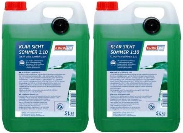 EUROLUB Klar Sicht Sommer 1:10 Konzentrat 2x 5 = 10 Liter