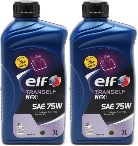 Elf Tranself NFX 75W Schaltgetriebeöl (Nachfolger von NFP/NFJ) 2x 1l = 2 Liter