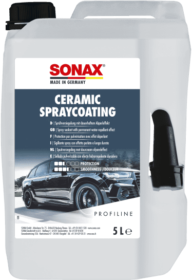 SONAX Ceramic SprayCoating 5 Liter Sprühkonservierer mit SI-Carbon-Technologie, intensiviert Farben und schützt den Lack bis zu 4 Monate | Art-Nr. 02575000, neutral