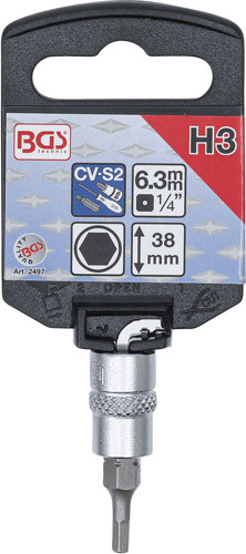 BGS Bit-Einsatz | Antrieb Innenvierkant 6,3 mm (1/4