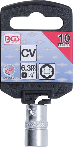 BGS Steckschlüssel-Einsatz Super Lock | Antrieb Innenvierkant 6,3 mm (1/4