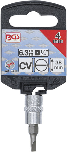 BGS Bit-Einsatz | Antrieb Innenvierkant 6,3 mm (1/4