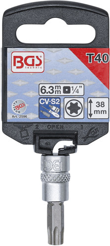 BGS Bit-Einsatz | Antrieb Innenvierkant 6,3 mm (1/4