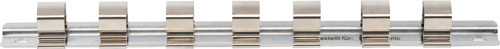 BGS Aufsteckschiene mit 7 Clips | 12,5 mm (1/2