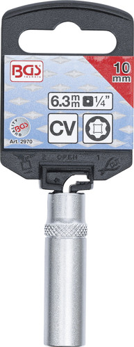 BGS Steckschlüssel-Einsatz Super Lock, tief | Antrieb Innenvierkant 6,3 mm (1/4