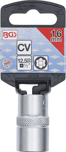 BGS Steckschlüssel-Einsatz Super Lock | Antrieb Innenvierkant 12,5 mm (1/2