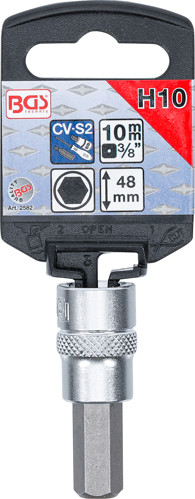 BGS Bit-Einsatz | Antrieb Innenvierkant 10 mm (3/8
