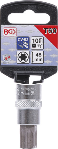 BGS Bit-Einsatz | Antrieb Innenvierkant 10 mm (3/8