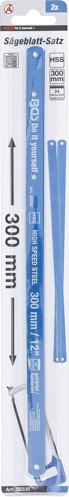 BGS HSS-Metall-Sägeblatt-Satz | 13 x 300 mm | 2-tlg.