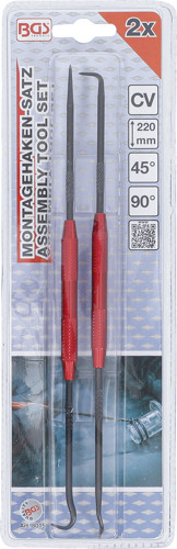 BGS Montagehaken-Satz | 220 mm | 2-tlg.