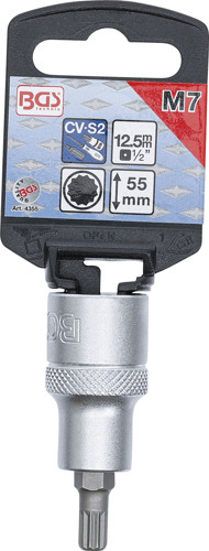 BGS Bit-Einsatz | Antrieb Innenvierkant 12,5 mm (1/2