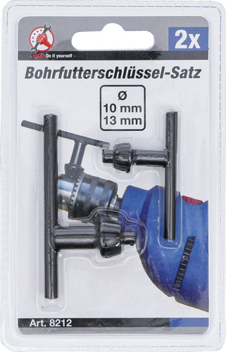 BGS Bohrfutterschlüssel-Satz | Ø 10 / 13 mm | 2-tlg.