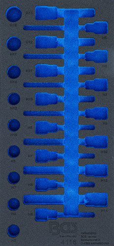 BGS Werkstattwageneinlage 1/3 | leer | für Art. 4116