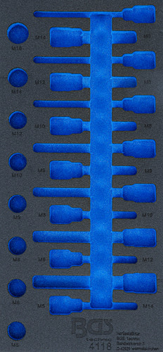 BGS Werkstattwageneinlage 1/3 | leer | für Art. 4118