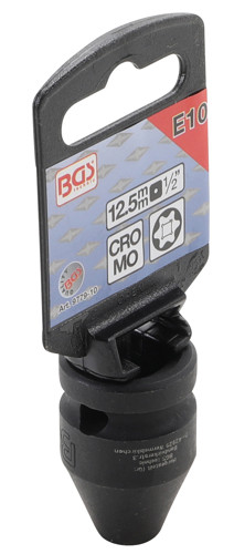 BGS Kraft-Steckschlüssel-Einsatz E-Profil | Antrieb Innenvierkant 12,5 mm (1/2