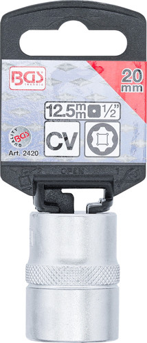 BGS Steckschlüssel-Einsatz Super Lock | Antrieb Innenvierkant 12,5 mm (1/2