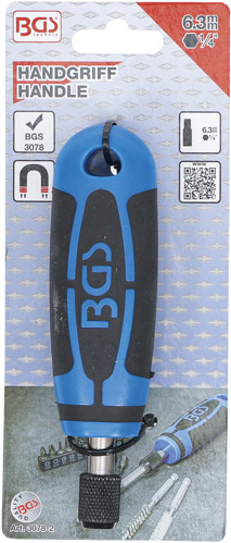 BGS Handgriff | für Bits, Bürsten, etc. | Abtrieb Innensechskant 6,3 mm (1/4