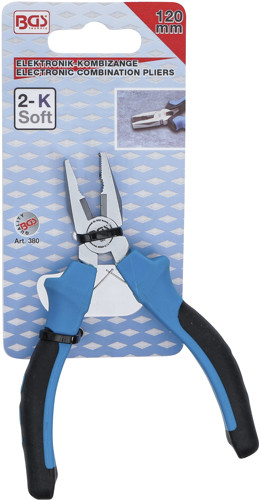 BGS Elektronik-Kombizange | mit Feder | 120 mm