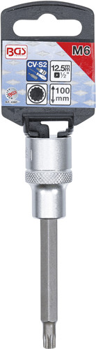 BGS Bit-Einsatz | Länge 100 mm | Antrieb Innenvierkant 12,5 mm (1/2