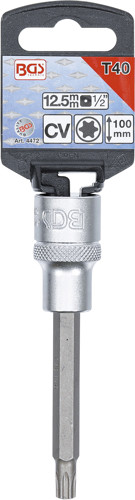 BGS Bit-Einsatz | Länge 100 mm | Antrieb Innenvierkant 12,5 mm (1/2