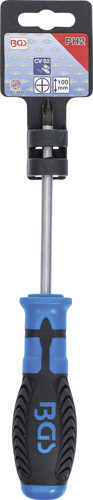 BGS Schraubendreher | Kreuzschlitz PH2 | Klingenlänge 100 mm