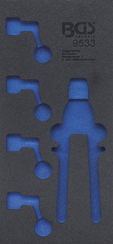 BGS Werkstattwageneinlage 1/3 | leer | für Art. 9533