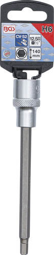 BGS Bit-Einsatz | Länge 140 mm | Antrieb Innenvierkant 12,5 mm (1/2