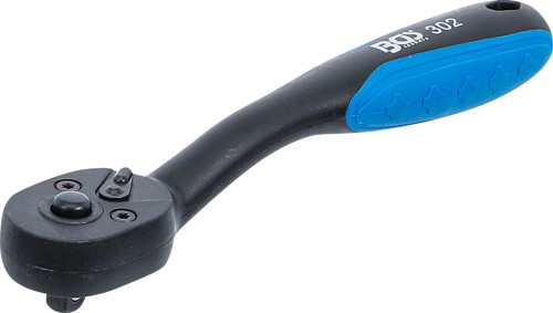 BGS Umschaltknarre, kunststoff-ummantelt | Abtrieb Außenvierkant 6,3 mm (1/4