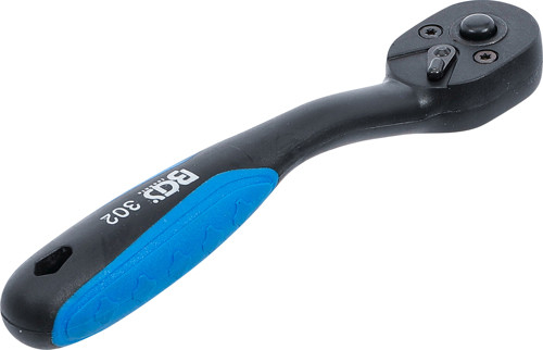 BGS Umschaltknarre, kunststoff-ummantelt | Abtrieb Außenvierkant 6,3 mm (1/4