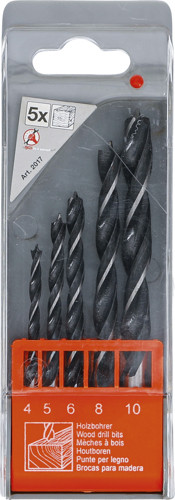 BGS Holzbohrer-Satz | 4 - 10 mm | 5-tlg.