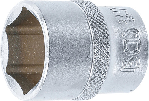 BGS Steckschlüssel-Einsatz Sechskant | Antrieb Innenvierkant 12,5 mm (1/2