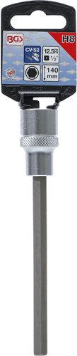 BGS Bit-Einsatz | Länge 140 mm | Antrieb Innenvierkant 12,5 mm (1/2