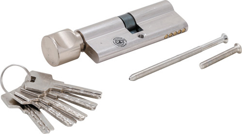 BGS Sicherheits-Türzylinder | mit Drehknauf | 80 mm