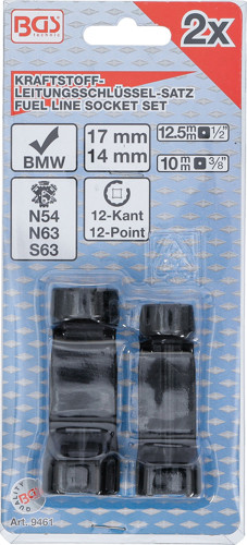 BGS Kraftstoff-Leitungsschlüssel-Satz | für BMW | 2-tlg.