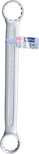 BGS Doppel-Ringschlüssel | extra flach | SW 24 x 27 mm